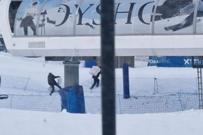 Contrabandistes a les pistes del Pas de la Casa.