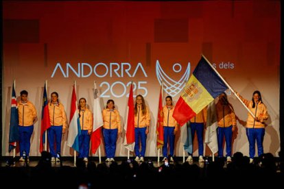 La cerimònia de cloenda dels Jocs dels Petits Estats es va celebrar al Prat del Roure.