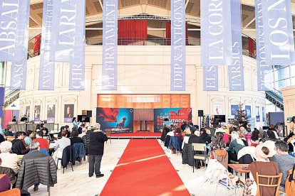 Presentació del ‘Cap butaca buida’, ahir.