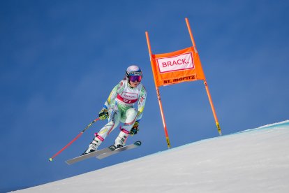 Cande Moreno, al descens d’ahir.