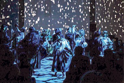 Una edició anterior del Pessebre vivent.