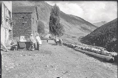 Carrterera general a Soldeu.