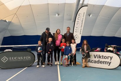 Els vencedors a la segona prova del circuit.