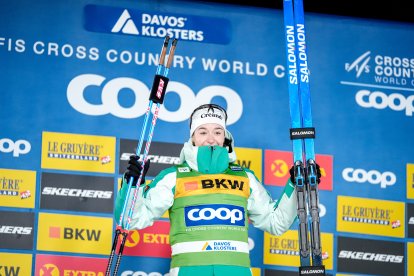 Del Rio, al podi com a líder.