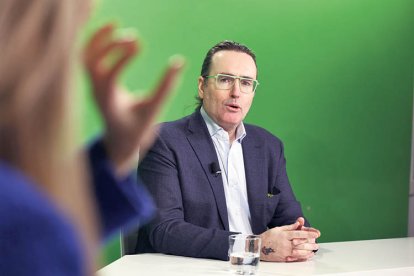 Carles Naudi durant l’entrevista al ‘Parlem-ne’, de Diari TV.