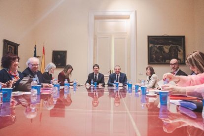 La trobada de la comissió mixta hispanoandorrana a Madrid.