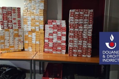 La mercaderia decomissada pels duaners francesos procedent d'Andorra