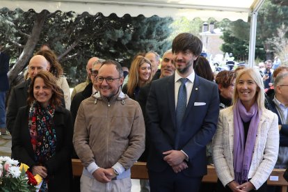 Gili, Espot i Ensenyat, en un acte a Escaldes.