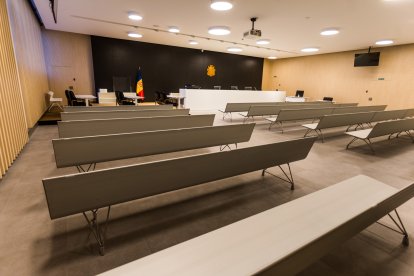 Sala Magna de la seu de la Justícia.