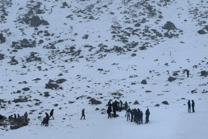 Contrabandistes a les muntanyes del Pas.