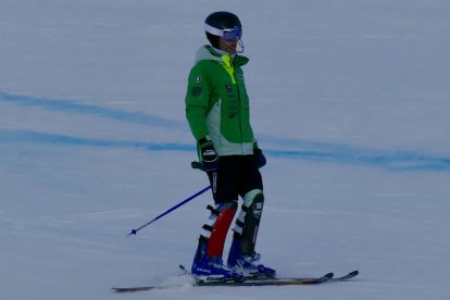 Roger Puig, a Saint-Moritz.