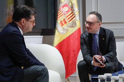 Espot, amb el representant del Copríncep.