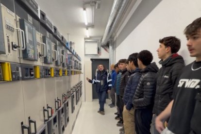 Estudiants d'FP de la Massana, visiten l'ETS de FEDA