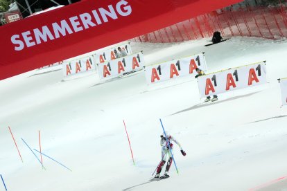 Carla Mijares, a la segona mànega a Àustria.