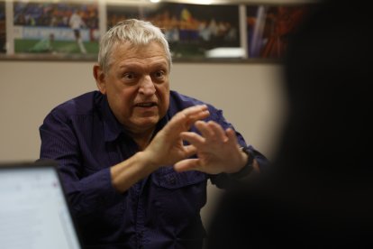 El president de CC, Jordi Verdaguer, a la redacció del Diari.