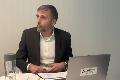 Joan Micó durant la presentació