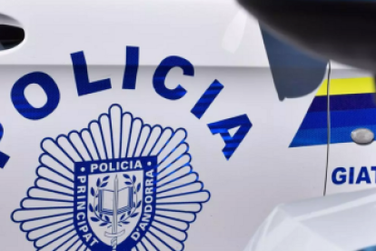 Un cotxe de la policia.