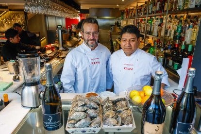 El xef Jordi Guerrero, al cor del Kram.