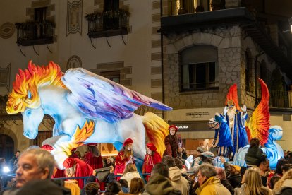 Una carrossa de la cavalcada de l’any passat.