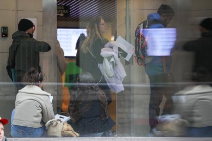 Temporers fan cua al Servei d’Immigració.