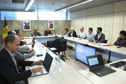 Una reunió del Consell Econòmic i Social.