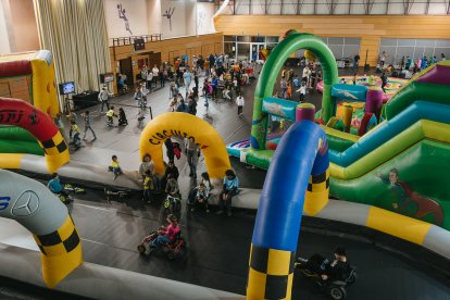 Un moment durant el Saló de la Infància i la Joventut al Pas de la Casa
