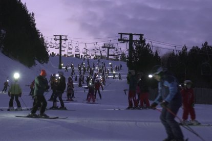 Un moment de la baixada.