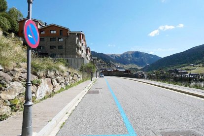 Zona blava de Ransol, en una imatge d’arxiu.