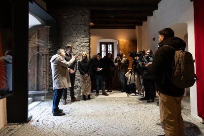 Visita de la reforma de la Casa de la Vall.