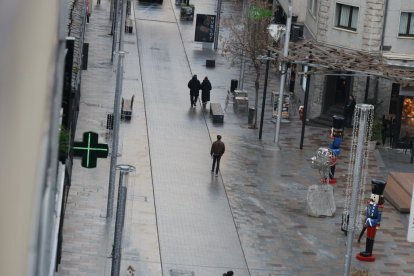 L'avinguda Carlemany, aquest matí.