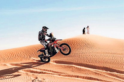 Schareina va acabar segon a l’etapa.