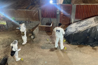 Policies xilens durant la investigació del crim.