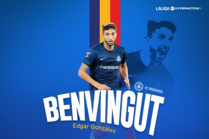 l'FC Andorra anuncia el fitxatge del central Èdgar González.
