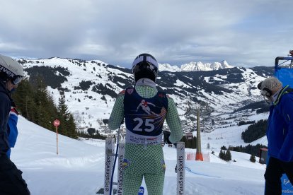 Puig, abans del descens a l’estació austríaca.