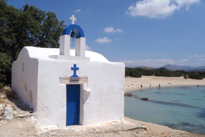 L’arquitectura típica de les Cíclades és present a tots els racons de l’illa.