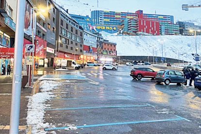 El Pas de la Casa durant les últimes nevades.