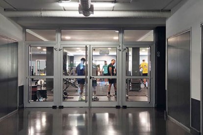 El gimnàs dels Serradells.