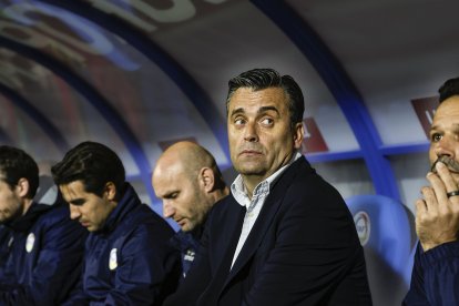 El seleccionador, Koldo Álvarez de Eulate, en un dels darrers partits.