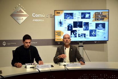 Presentació del cicle, ahir al comú.