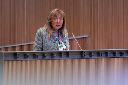 Conxita Marsol, ministra de Presidència, Treball, Economia i Habitatge.