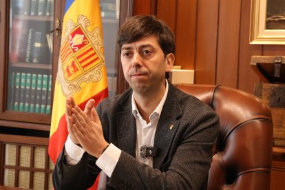 González, durant l’entrevista.