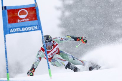 Joan Verdú, a la cita d’Adelboden.