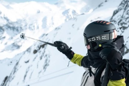 El ‘rider’ Joan Aracil, a Montafon.