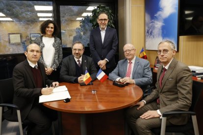 Un moment de la trobada.