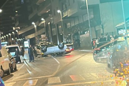 El vehicle accidentat a la Dama de Gel.