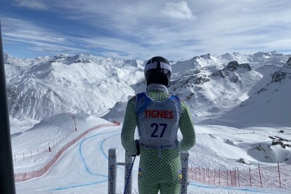 Roger Puig a Tignes.