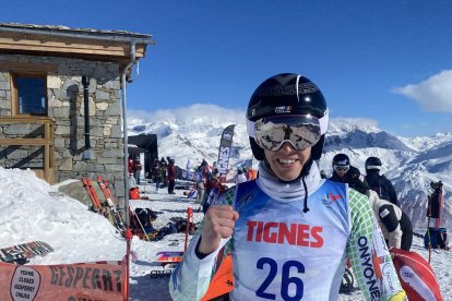 Roger Puig a Tignes.
