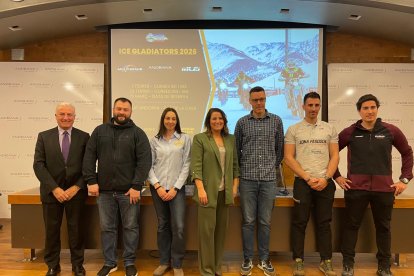 Andbank va acollir la presentació de l’edició dels Ice Gladiators.