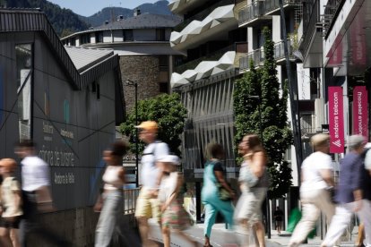 Ciutadans a Andorra la Vella.