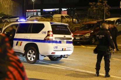 Un cotxe de la policia.